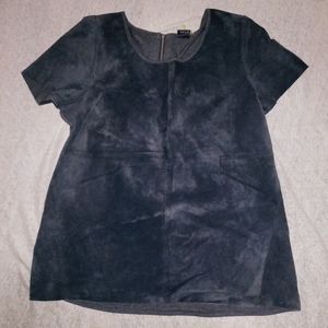 ECRU Suede Blouse